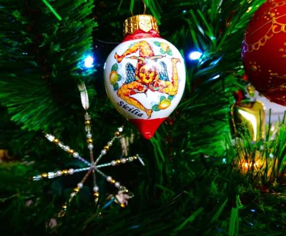 Sicily Christmas tree ornament